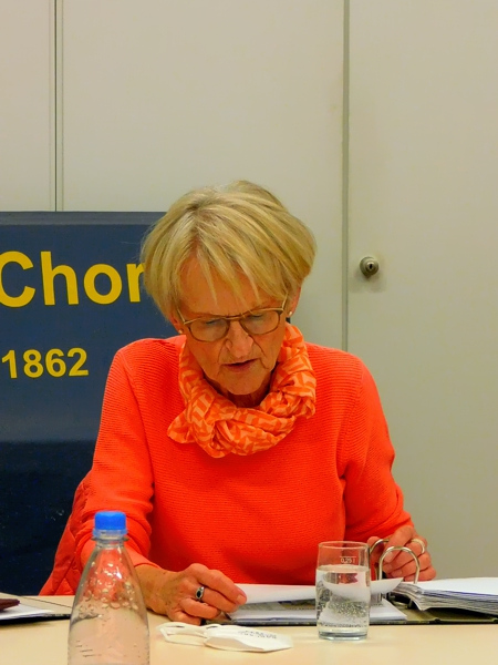 Schriftführerin Ursula Roth