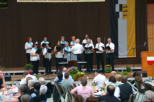 Der gemischte Chor Starzeln unter Wilhelm Schuler "Herzlich tut mich erfreuen"