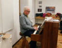 Unser Projektchor und Wilhelm Schuler (Chorleiter)