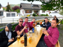 Die Jungs haben die große Flasche Berg-Bier gewonnen! Prost!