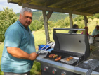 Hans- Ludwig Steinhart am Grill