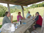 Konrad Blickle, Gisela Kästle, Gert Meier und Peter Kroschwitz