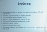 Ansprachen zur Begrüßung