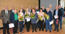 Die Geehrten für 50 Jahre aktives Singen